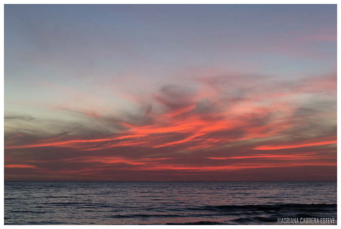 Atardecer sin tormenta